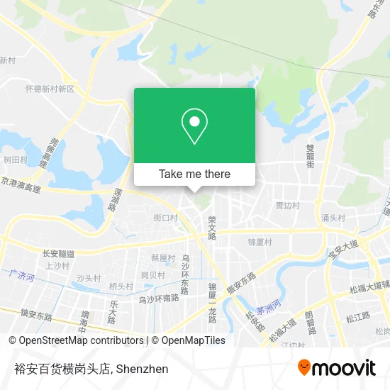 裕安百货横岗头店 map