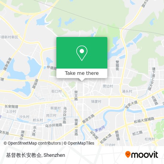 基督教长安教会 map