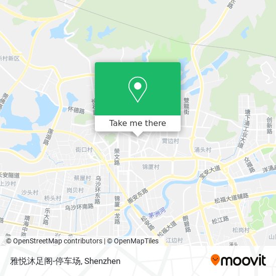 雅悦沐足阁-停车场 map