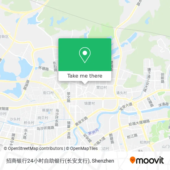 招商银行24小时自助银行(长安支行) map