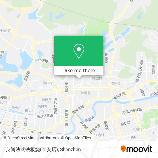英尚法式铁板烧(长安店) map