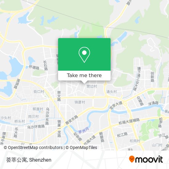 荟萃公寓 map