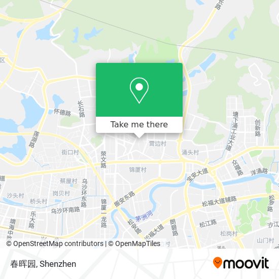 春晖园 map