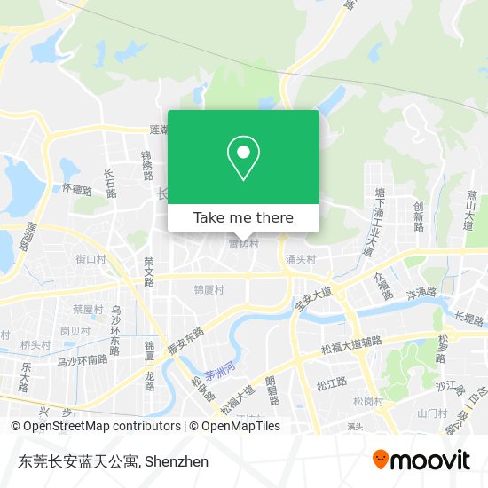 东莞长安蓝天公寓 map
