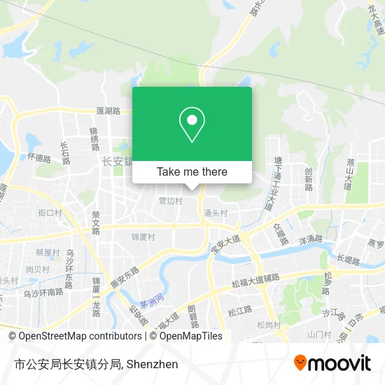 市公安局长安镇分局 map