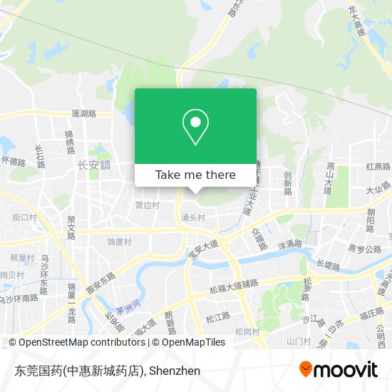 东莞国药(中惠新城药店) map