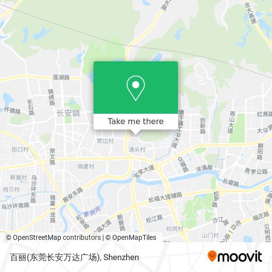 百丽(东莞长安万达广场) map