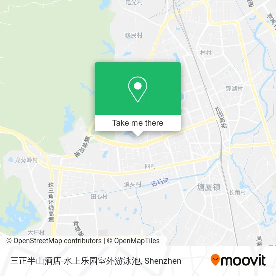 三正半山酒店-水上乐园室外游泳池 map