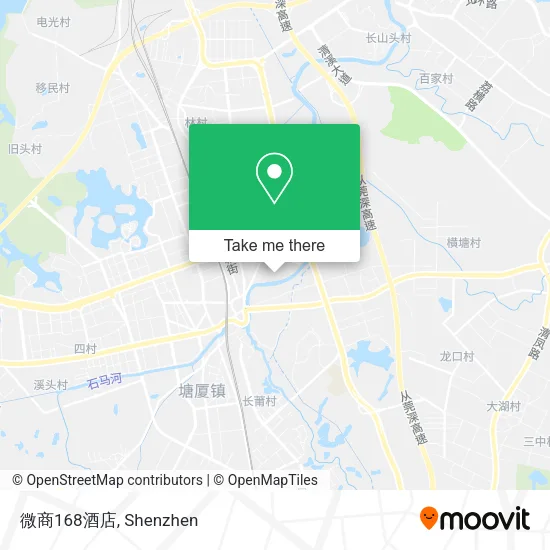微商168酒店 map