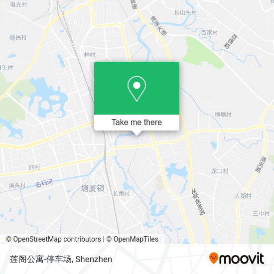 莲阁公寓-停车场 map