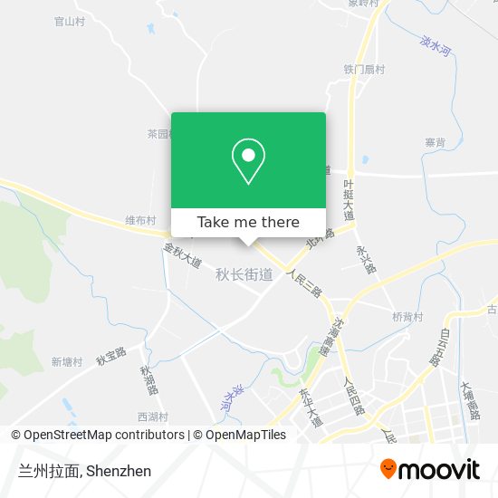兰州拉面 map
