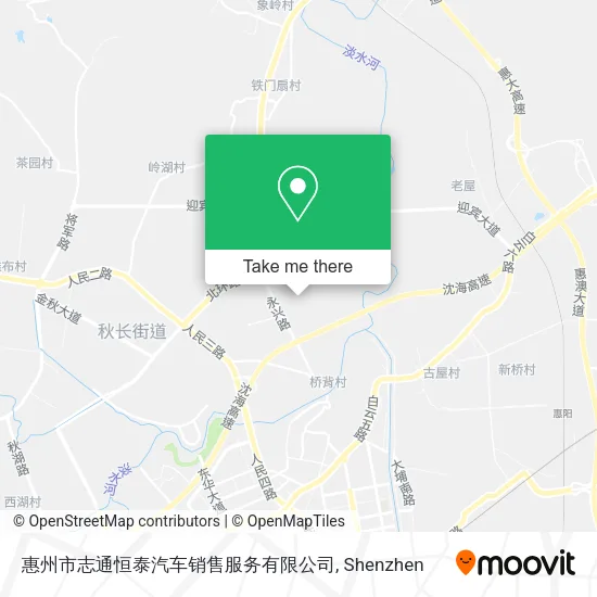 惠州市志通恒泰汽车销售服务有限公司 map