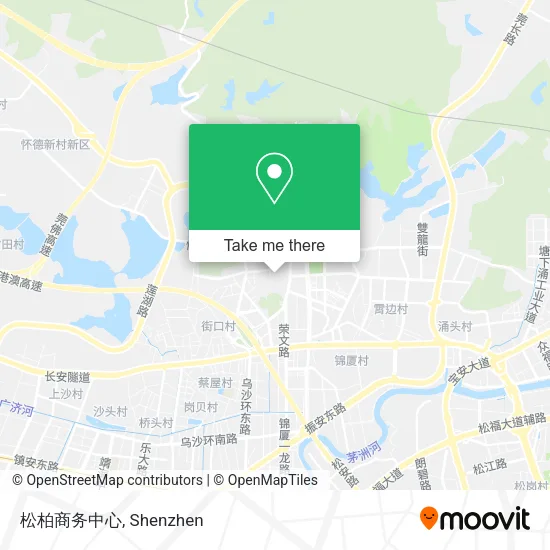 松柏商务中心 map