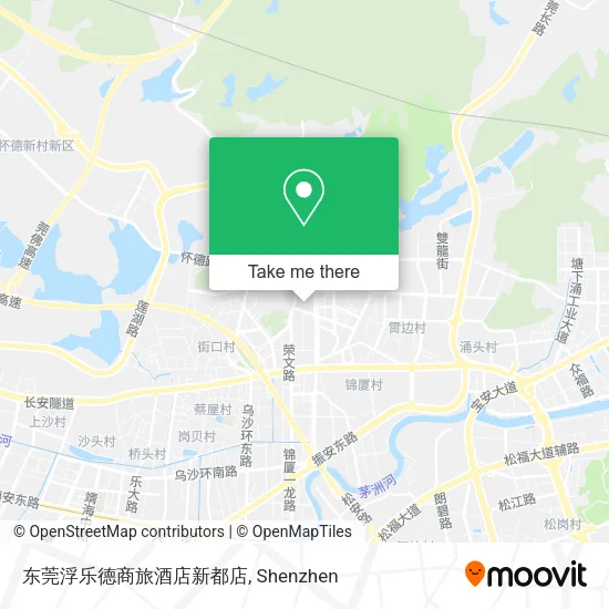 东莞浮乐德商旅酒店新都店 map