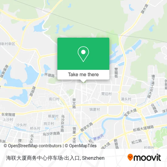 海联大厦商务中心停车场-出入口 map