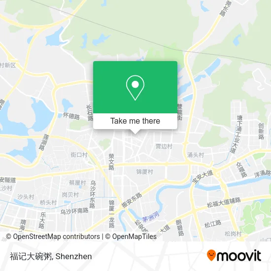 福记大碗粥 map