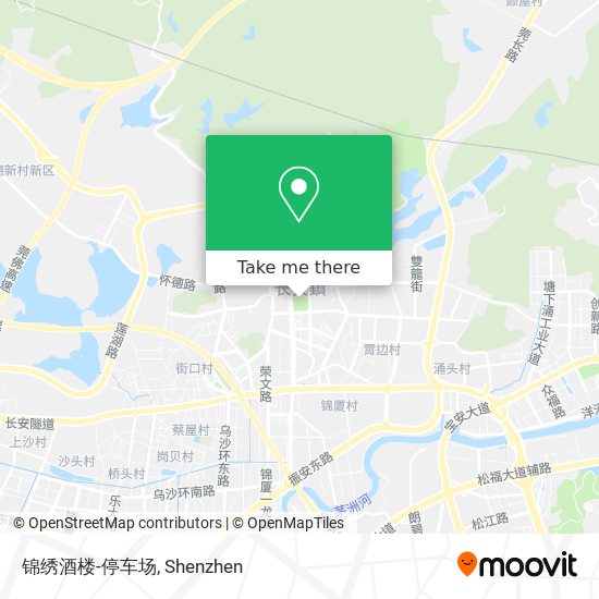 锦绣酒楼-停车场 map