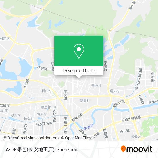 A-OK果色(长安地王店) map