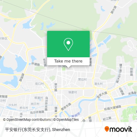 平安银行(东莞长安支行) map