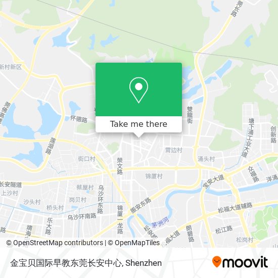 金宝贝国际早教东莞长安中心 map