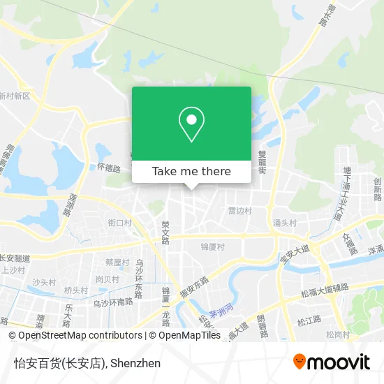 怡安百货(长安店) map