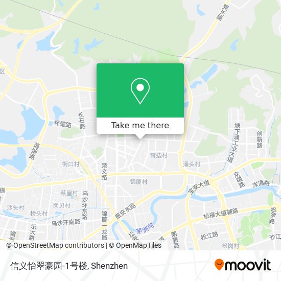 信义怡翠豪园-1号楼 map