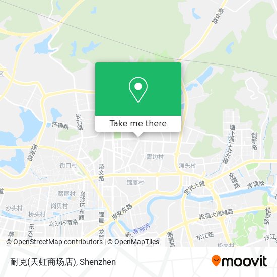 耐克(天虹商场店) map