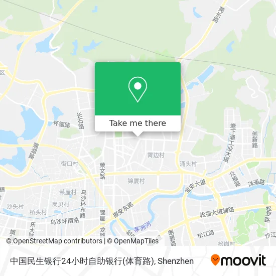 中国民生银行24小时自助银行(体育路) map
