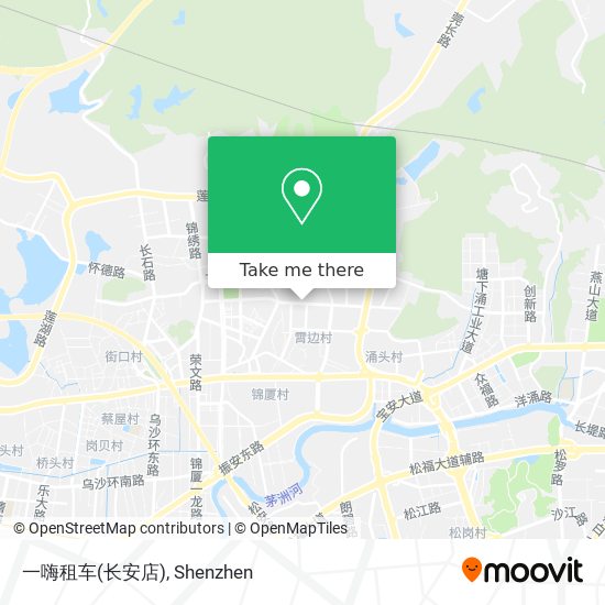 一嗨租车(长安店) map