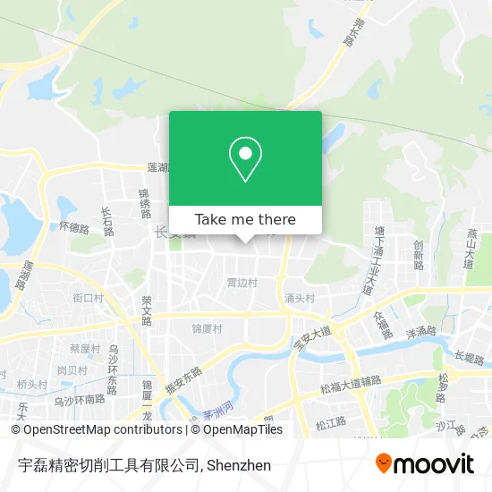 宇磊精密切削工具有限公司 map
