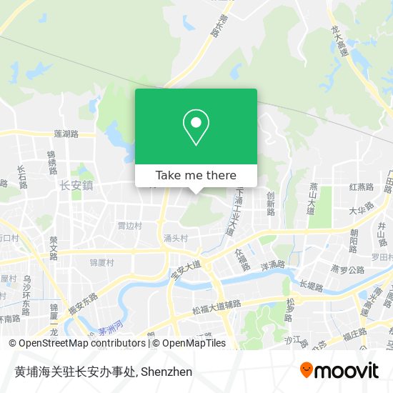 黄埔海关驻长安办事处 map