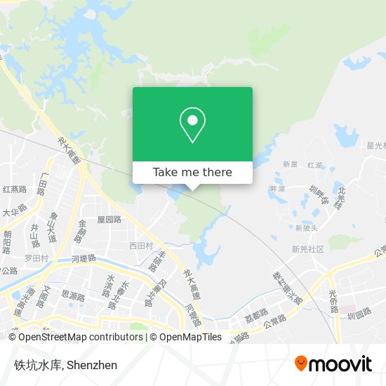 铁坑水库 map