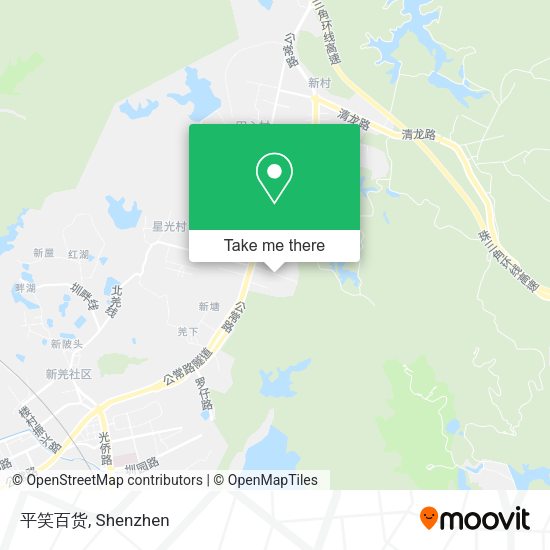 平笑百货 map