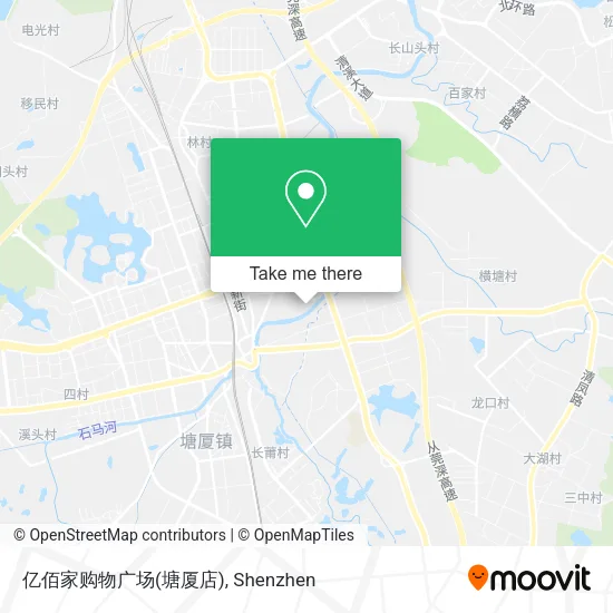 亿佰家购物广场(塘厦店) map