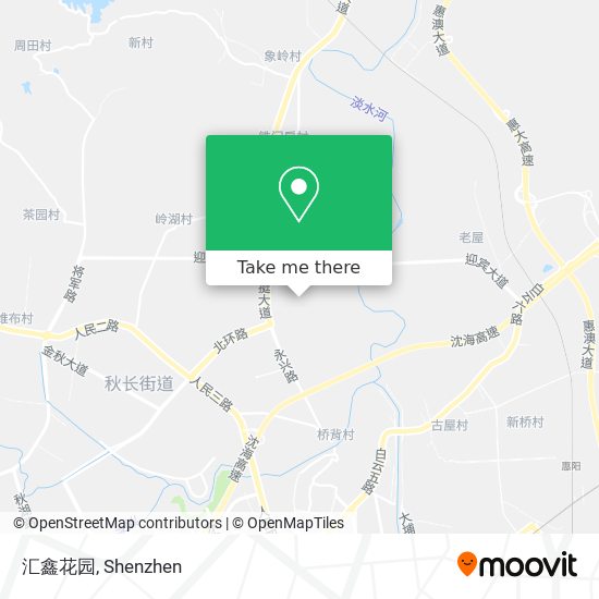 汇鑫花园 map