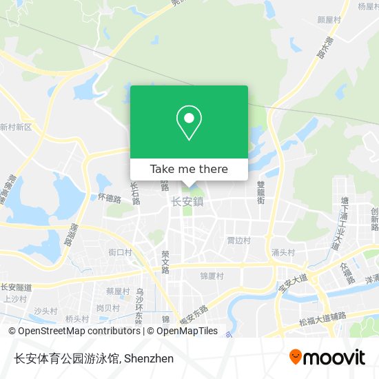 长安体育公园游泳馆 map