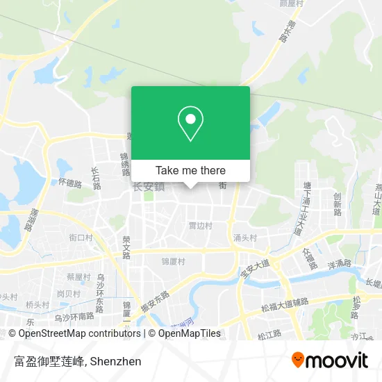 富盈御墅莲峰 map