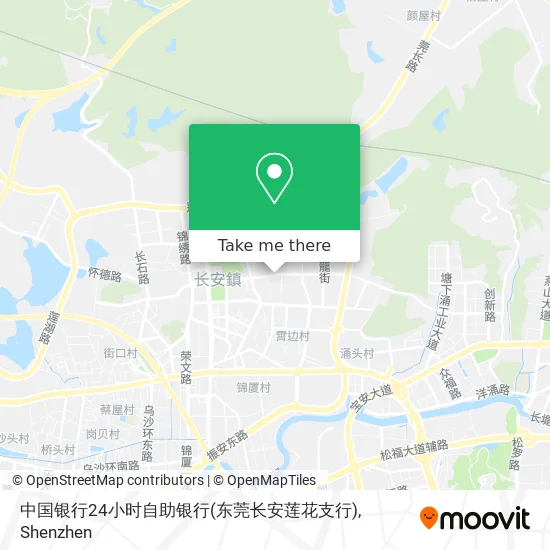 中国银行24小时自助银行(东莞长安莲花支行) map