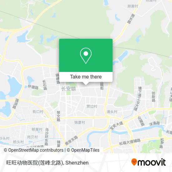 旺旺动物医院(莲峰北路) map