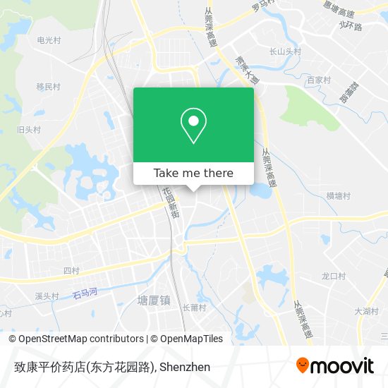 致康平价药店(东方花园路) map