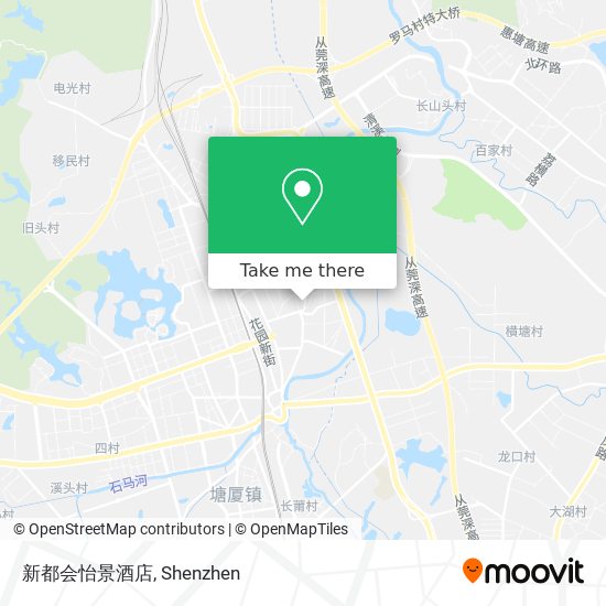 新都会怡景酒店 map