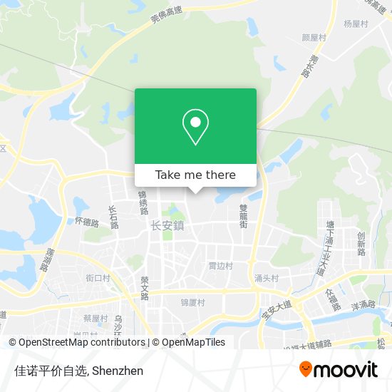 佳诺平价自选 map