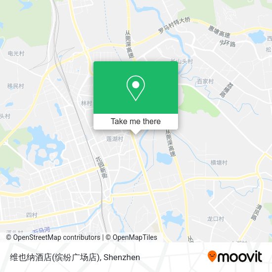 维也纳酒店(缤纷广场店) map