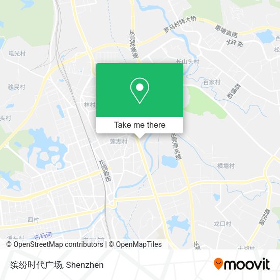 缤纷时代广场 map