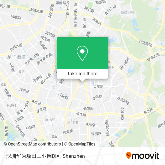 深圳华为坂田工业园D区 map
