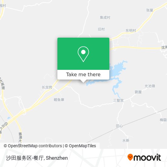 沙田服务区-餐厅 map