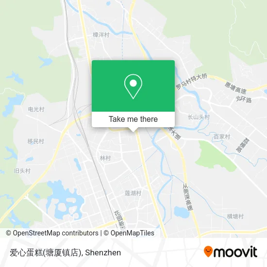 爱心蛋糕(塘厦镇店) map