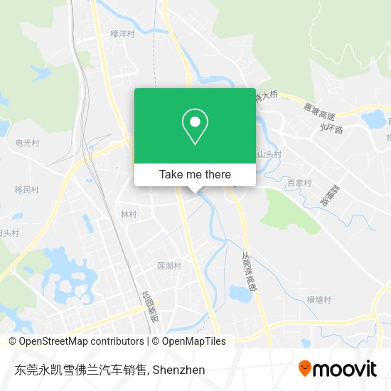 东莞永凯雪佛兰汽车销售 map