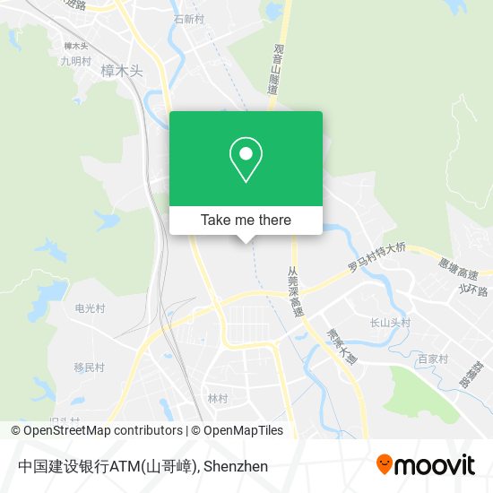 中国建设银行ATM(山哥嶂) map