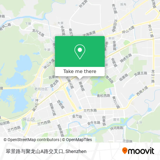 翠景路与聚龙山A路交叉口 map